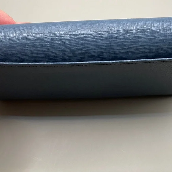 Furla Italian Beautiful Blue Wallet Furla Lux - Picture 9 of 9